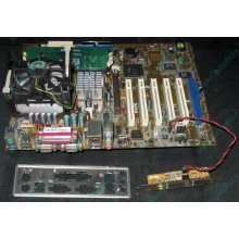 Материнская плата Asus P4PE (FireWire) с процессором Intel Pentium-4 2.4GHz s.478 и памятью 768Mb DDR1 Б/У (Магнитогорск)