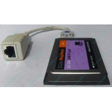 Сетевая карта для ноутбука 3COM Mehahertz 3CCFE574BT (PCMCIA) - Магнитогорск